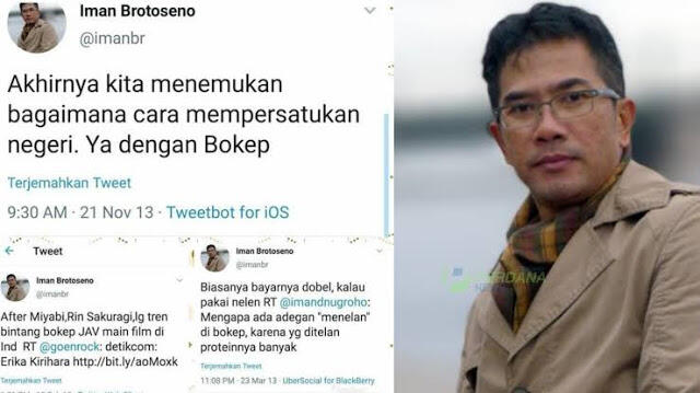 TVRI, Televisi Pemersatu Bangsa Cuitan Lama Iman Brotoseno Tentang Bokep Menggema