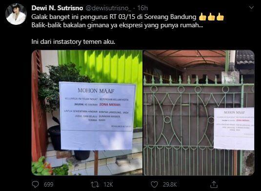 Viral Plang 'Keluarga Ini Nekat Mudik ke Zona Merah', Didukung Warganet