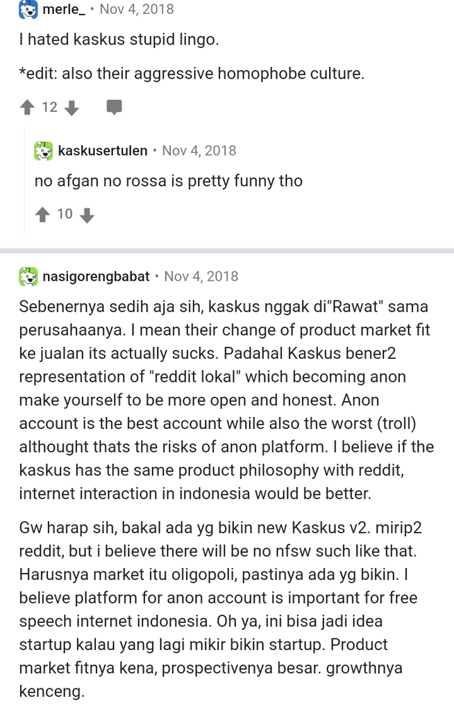 Reddit &gt; Kaskus