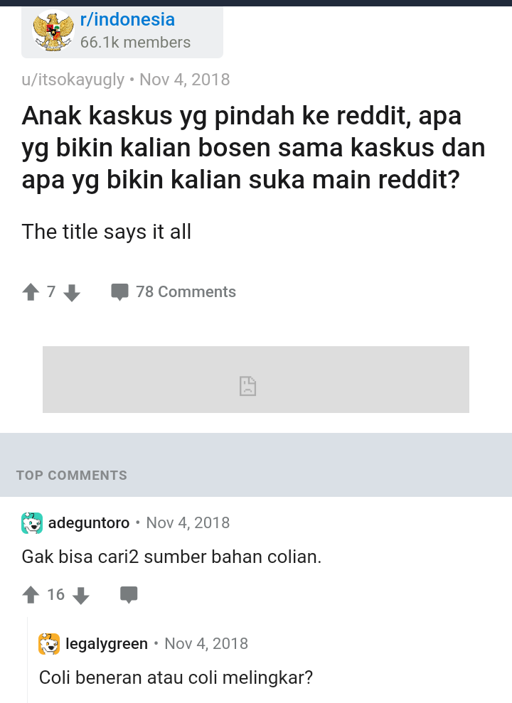 Reddit &gt; Kaskus