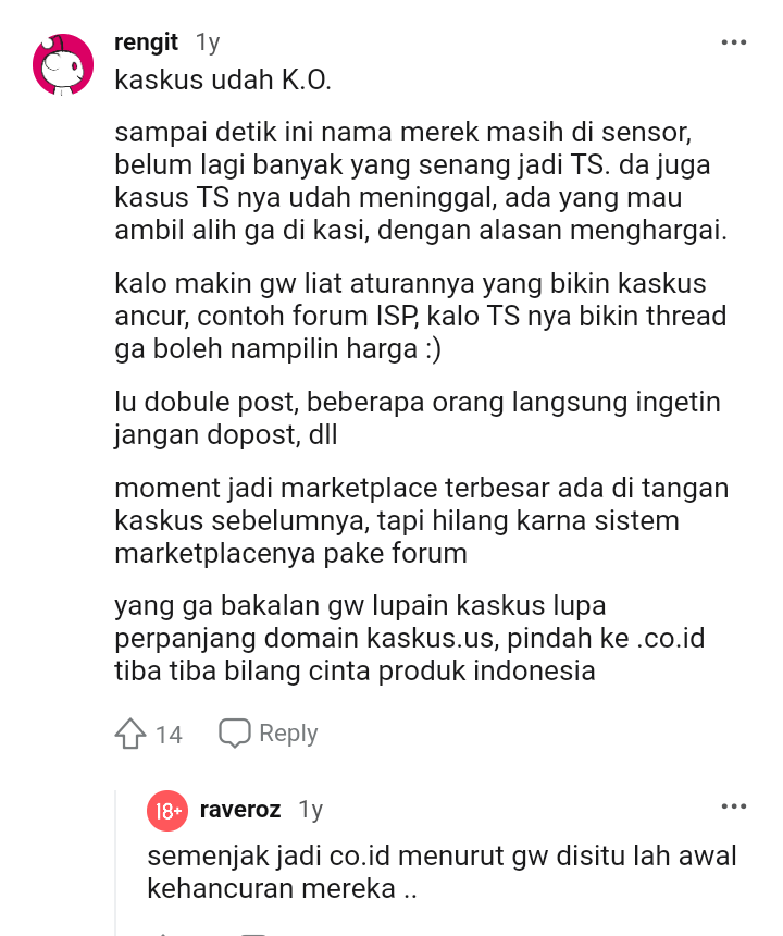 Reddit &gt; Kaskus