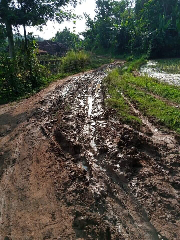 Menyedihkan, Potret Jalan di Cianjur Selatan Ini Bikin Kita Nyesek
