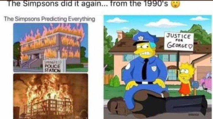 Apakah Serial Kartun The Simpsons Memprediksi Kematian George Floyd?