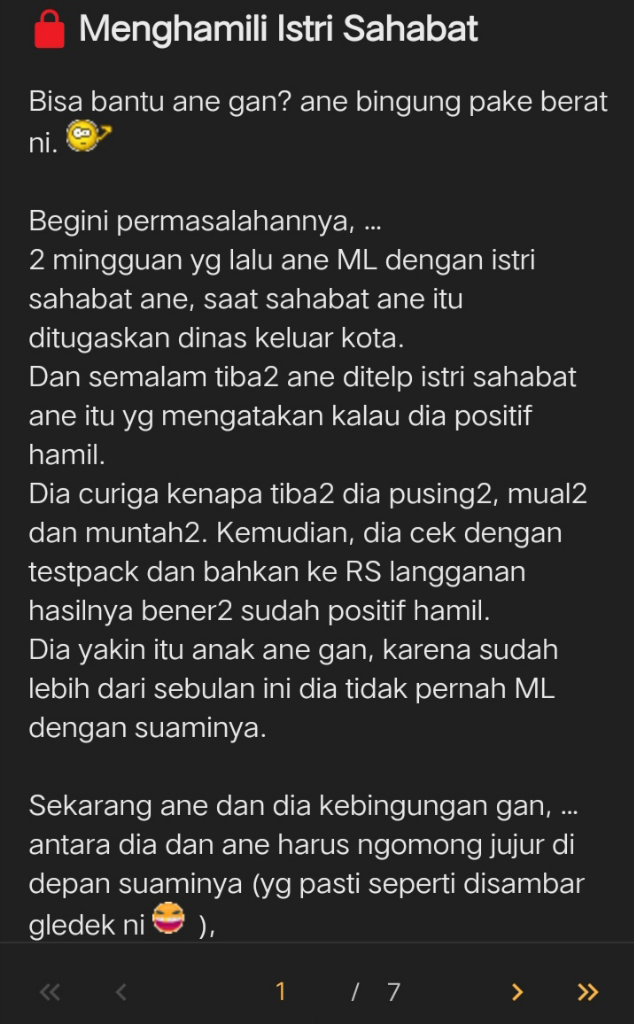 Menghamili Istri Sahabat Sendiri