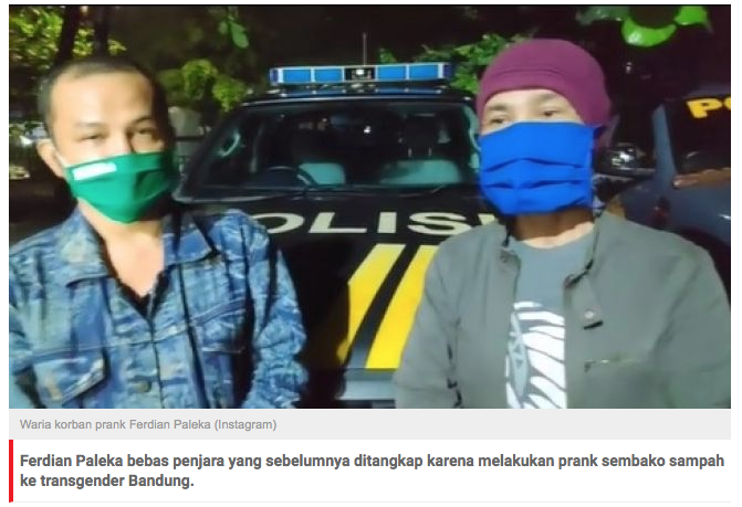 Polisi Hentikan Kasus Prank Sampah Youtuber Ferdian Paleka