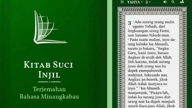 Mengapa Resah dengan Alkitab Bahasa Minang? 