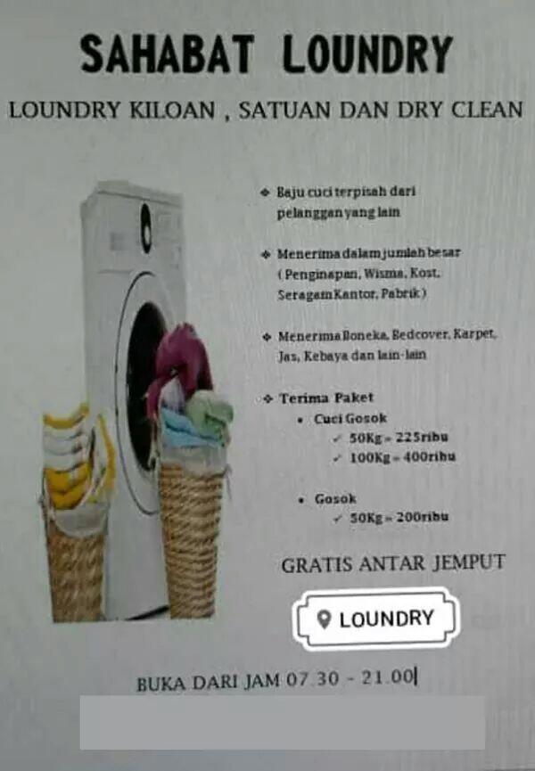Sahabat Laundry - Bersih, Wangi