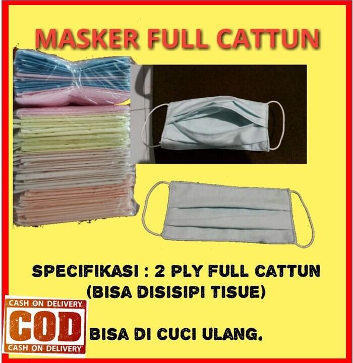Kami Distributor masker kain katun tebal dan murah