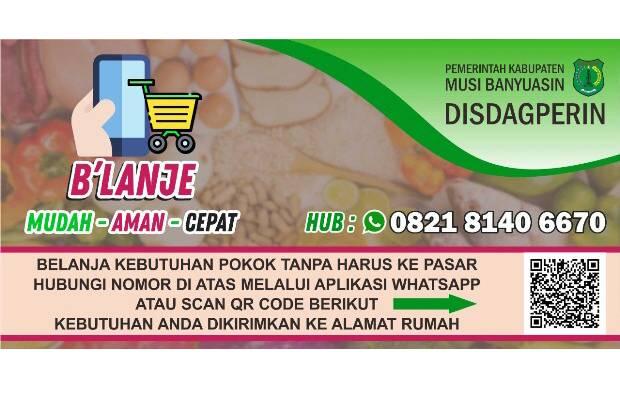 Belanja Keperluan Dapur dan Sembako di Muba Cukup Lewat HP