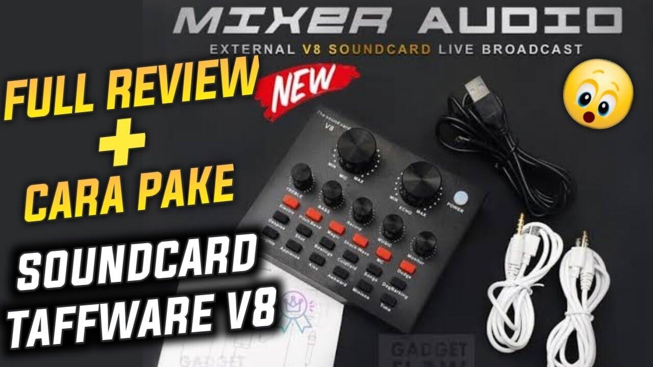 REVIEW FULL+TEST Soundcard Taffware V8 Terbaik
