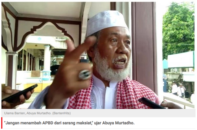 Pemkab Bangun Landmark di Gunung Karang, Abuya: Stop Sebelum Azab Turun
