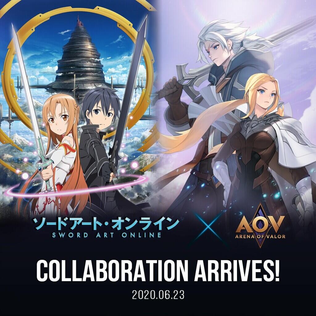 Akhirnya! Arena Of Valor Resmi Berkolaborasi Dengan Sword Art Online!