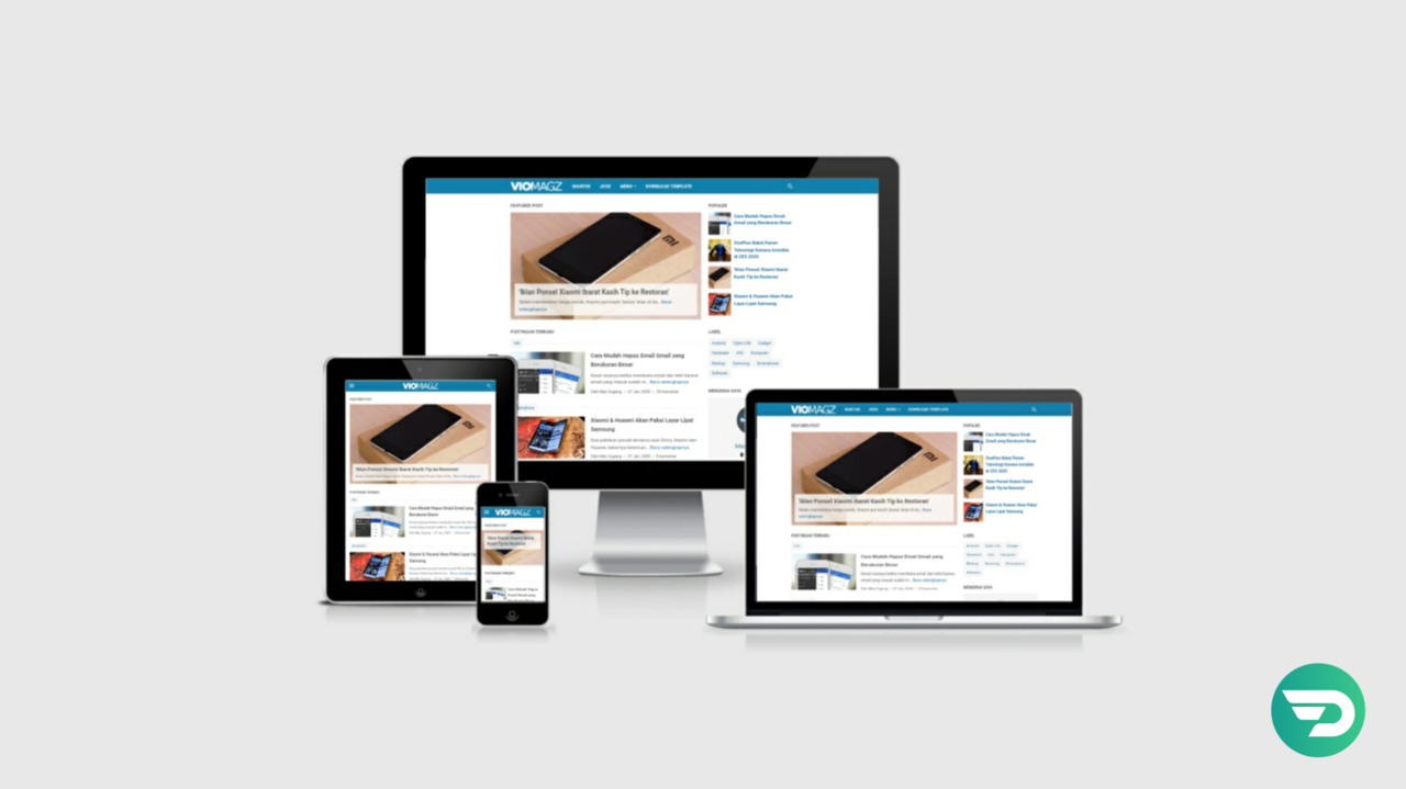 Viomagz, Template Blogspot Terbaik Untuk Adsense