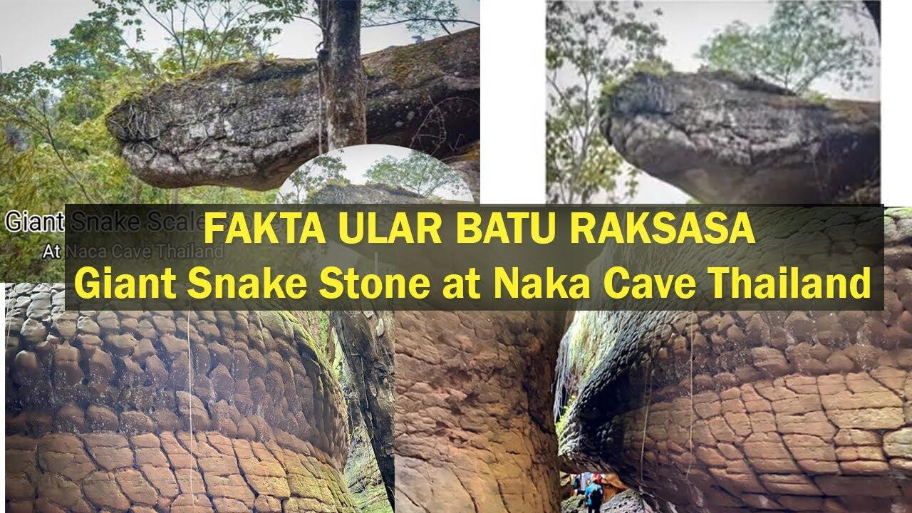 Netizen Heboh 'ULAR RAKSASA' Yang Konon Dikutuk Jadi Batu Di Naka Cave Thailand