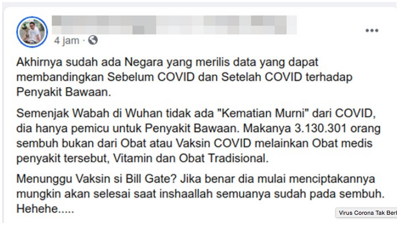 Gaduh di Medsos, Benarkah Tak Ada yang Meninggal karena Virus Corona?