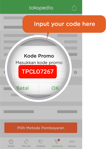KODE REFERRAL TOKOPEDIA: TPCLO7267