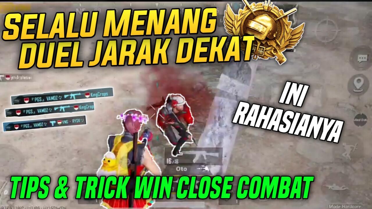 cara menang close combat pubg mobile - tips & trik always win close combat pubg