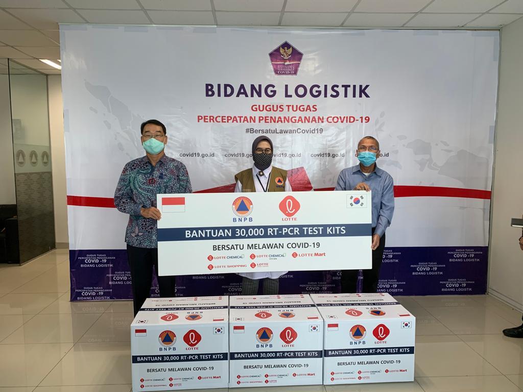LOTTE Group Bantu Percepatan Penanganan COVID-19 dengan 30 Ribu Alat Tes RT-PCR