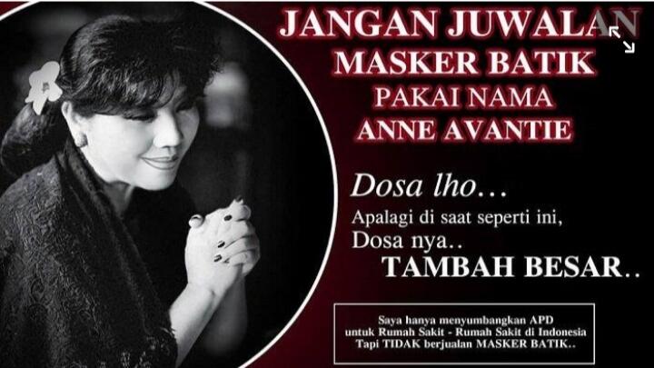 Cerita Dibalik Karya JPD Dan Masker Batik Ala Anne Avantie. Siapa Dan Apa Kisahnya?