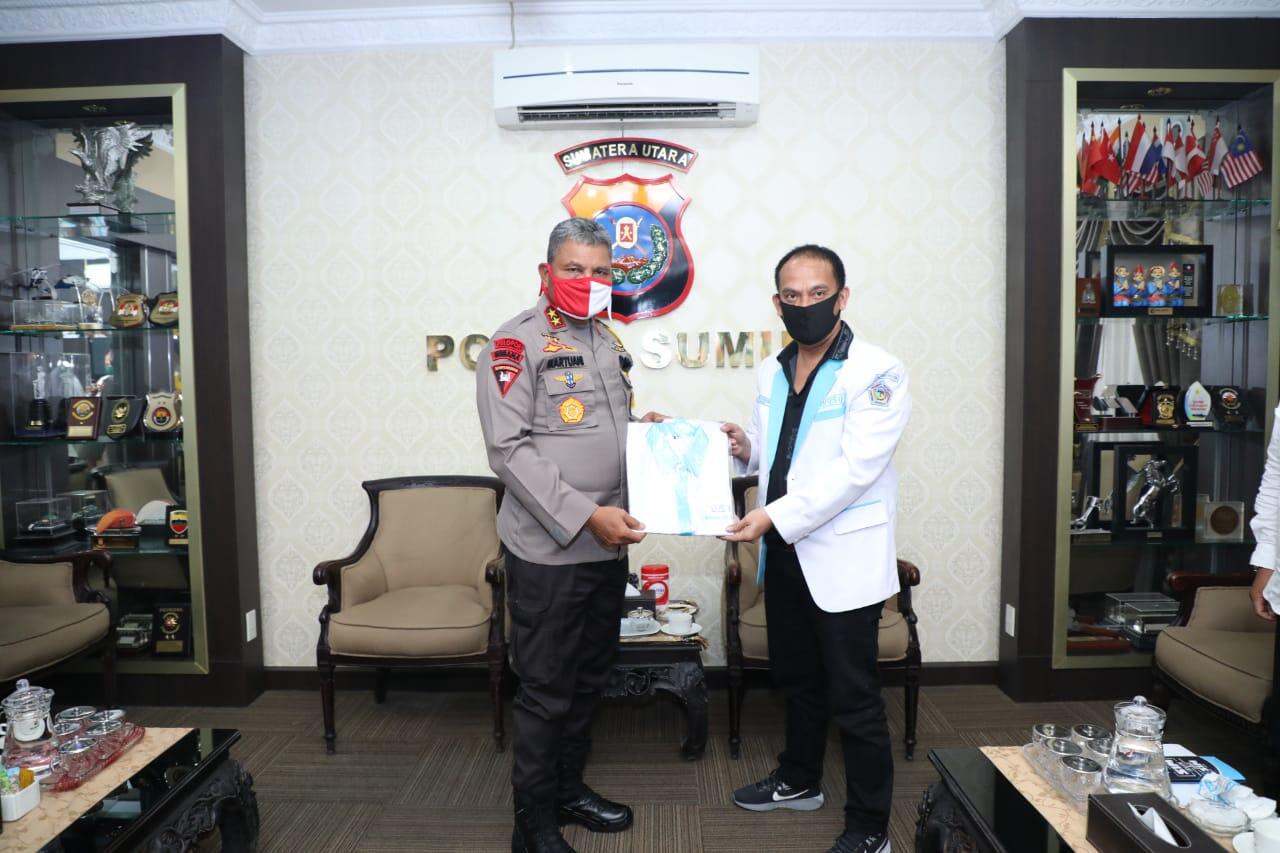 Kapolda Sumut Silaturahmi dengan Organisasi Pedagang Pasar Sumatera Utara (OP2SU)