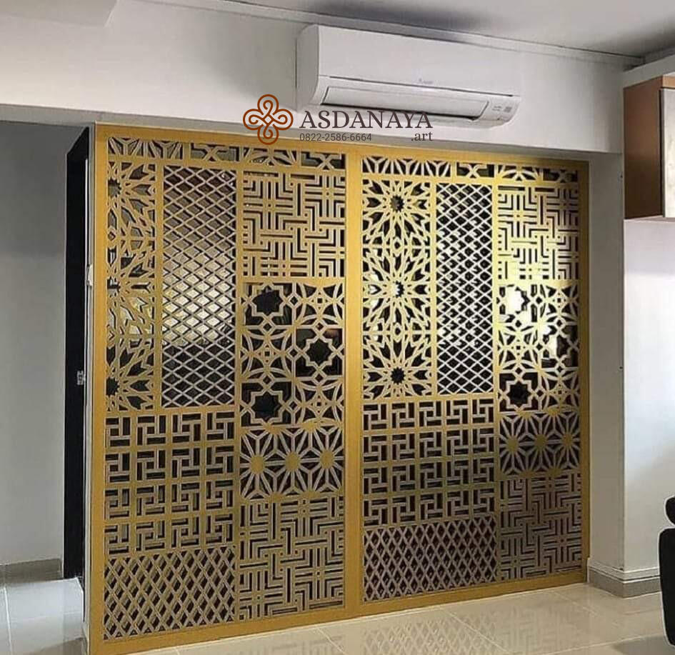 Wall Decor Tembaga dan Kuningan