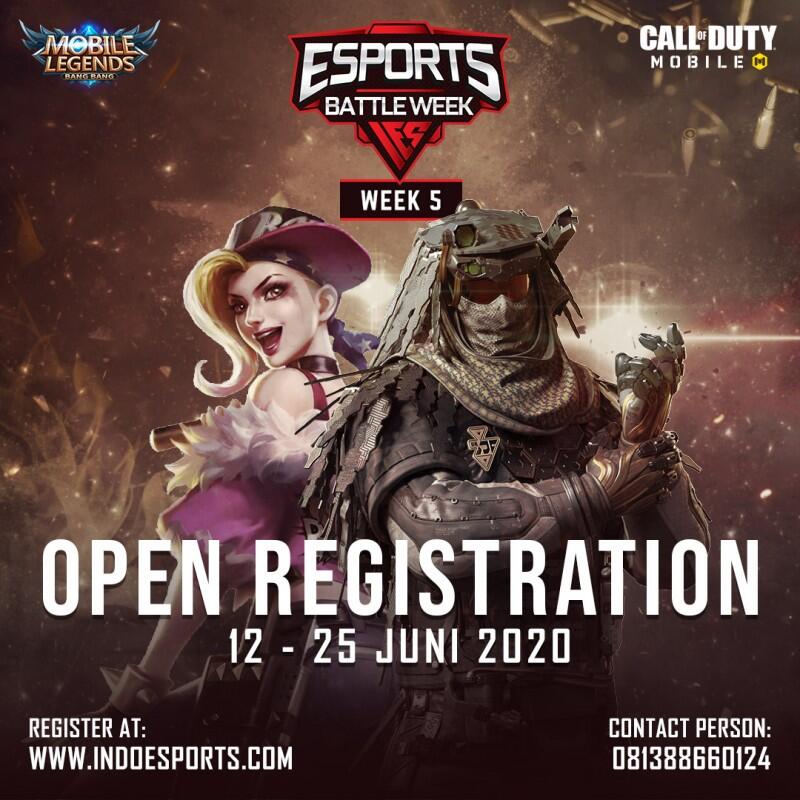 Bersiaplah Turnament Esports Battle Week #5, Raih Hadiah Besarnya Sekarang Juga