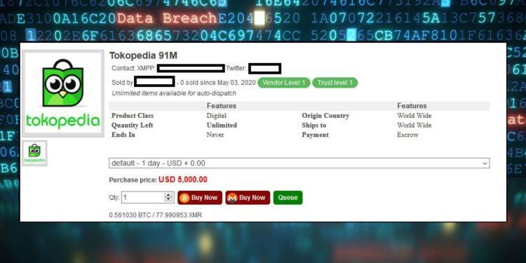 Sidang Kasus Kebocoran Data Mulai Digelar, Tokopedia Digugat Rp 100 Miliar