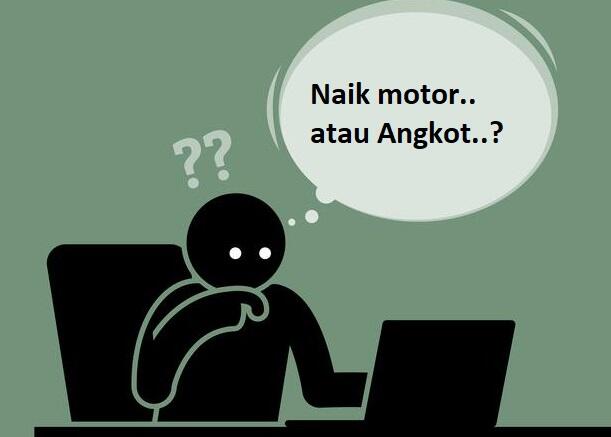 New Normal : Mending Naik Angkot atau Bawa Motor Aja Gan?