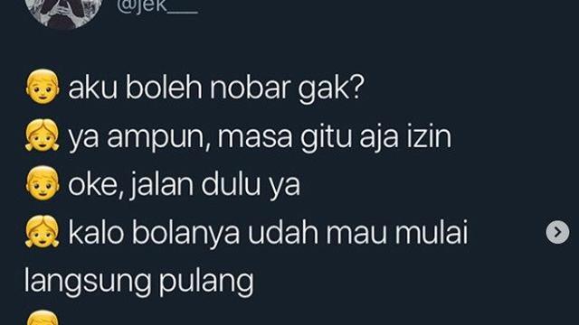 7 History chat pacar ter ter ter banget dah