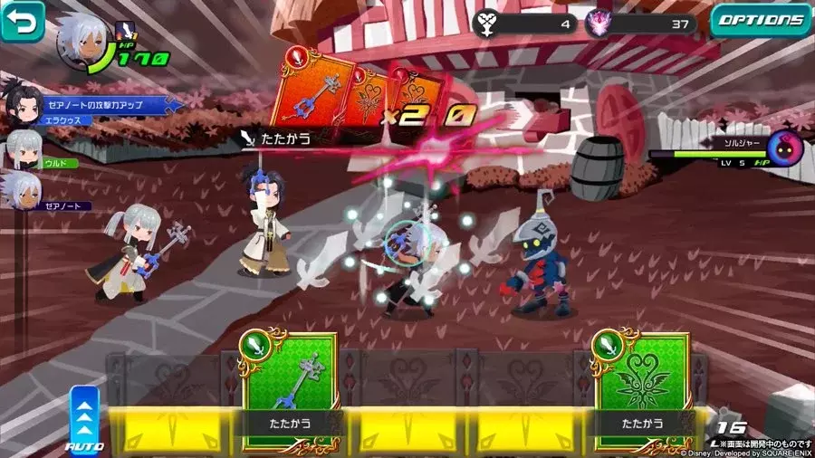 Square Enix Perlihatkan Sedikit Gameplay dari Kingdom Hearts di Mobile