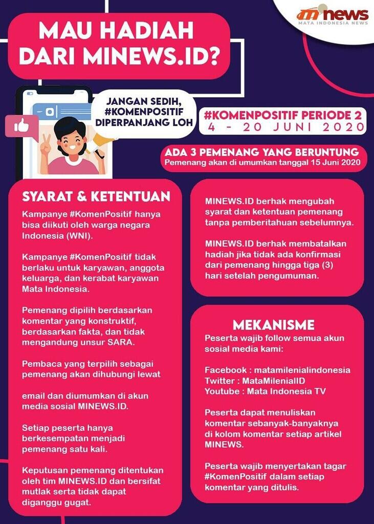 Mau dapetin Uang? Ikutan Yuk! Minews Kuis – Edisi Juni 2020 Periode 2 #KomenPositif