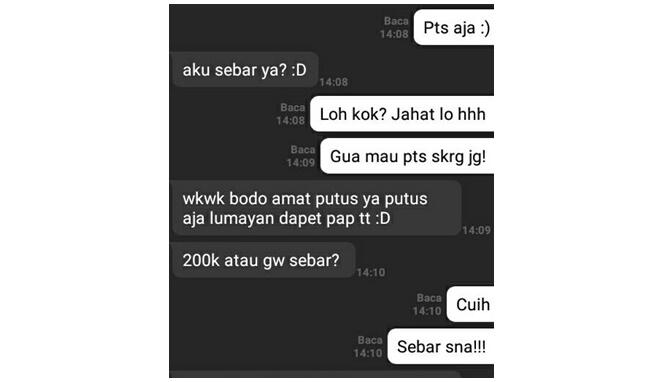 Kids Zaman Now Meminta Foto Buka-Bukaan Ke Pasangan