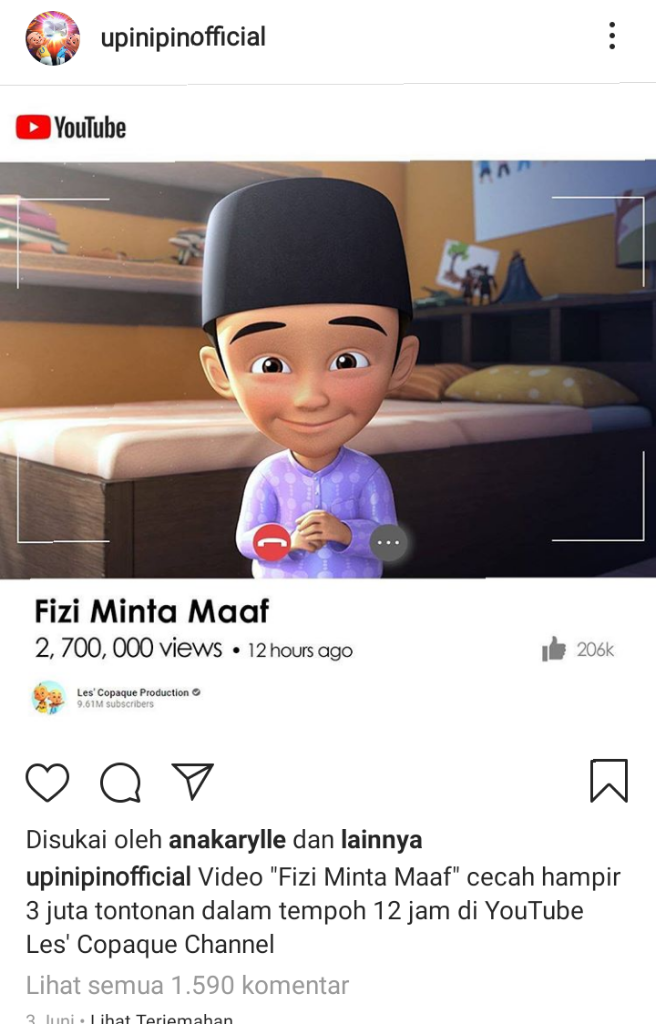 Uniknya Editan Tokoh Karakter Upin Ipin!Tok Dalang Badannya Bang Shaleh, Bikin Ngakak
