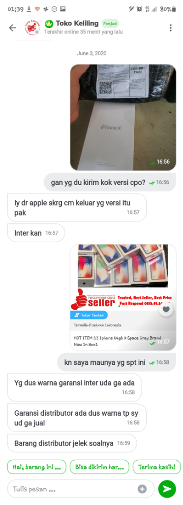 Tokopedia: Barang Di Komplaint, Merchantnya &quot;Nakal&quot; Buyer Yang Rugi.