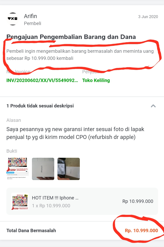 Tokopedia: Barang Di Komplaint, Merchantnya &quot;Nakal&quot; Buyer Yang Rugi.