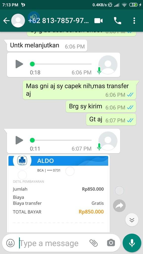 KLARISFIKASI PENIPUAN DI OLX
