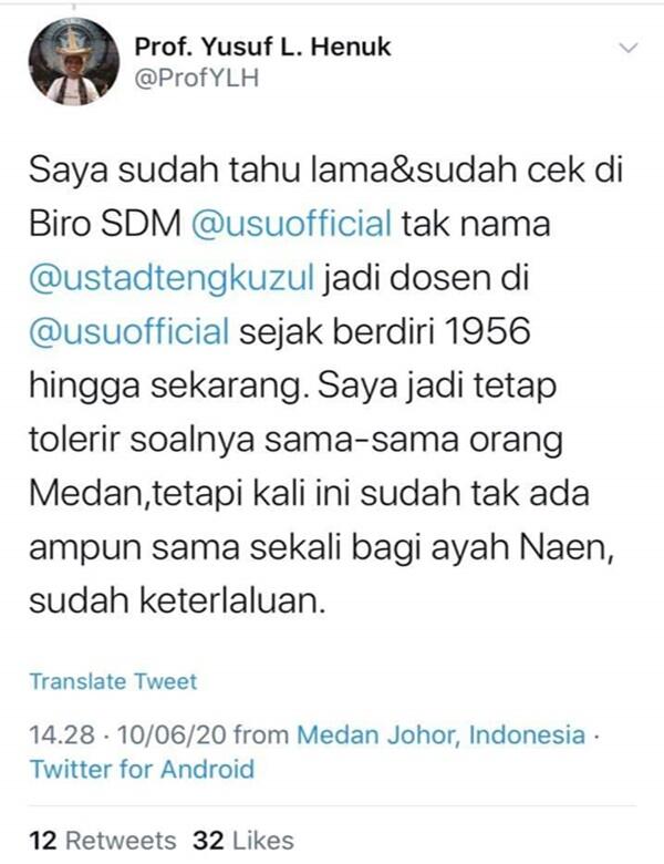 Tengku Zulkarnain Pemalsu Ijazah?
