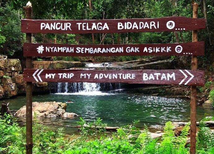 &#91;COC Reg. Batam&#93; Cantiknya Air Terjun Telaga Bidadari