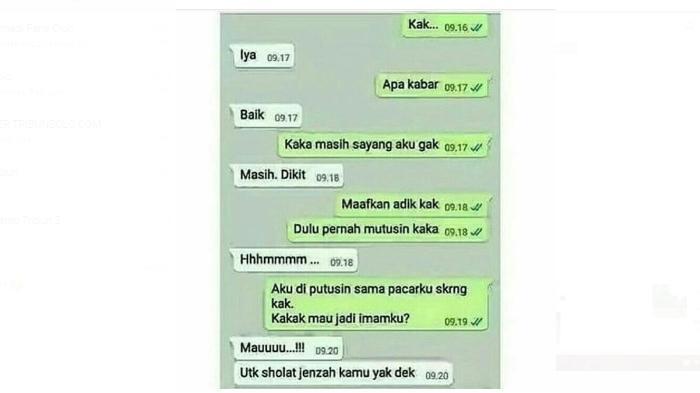 Chat Mantan Ter Savage Bikin Ngakak 