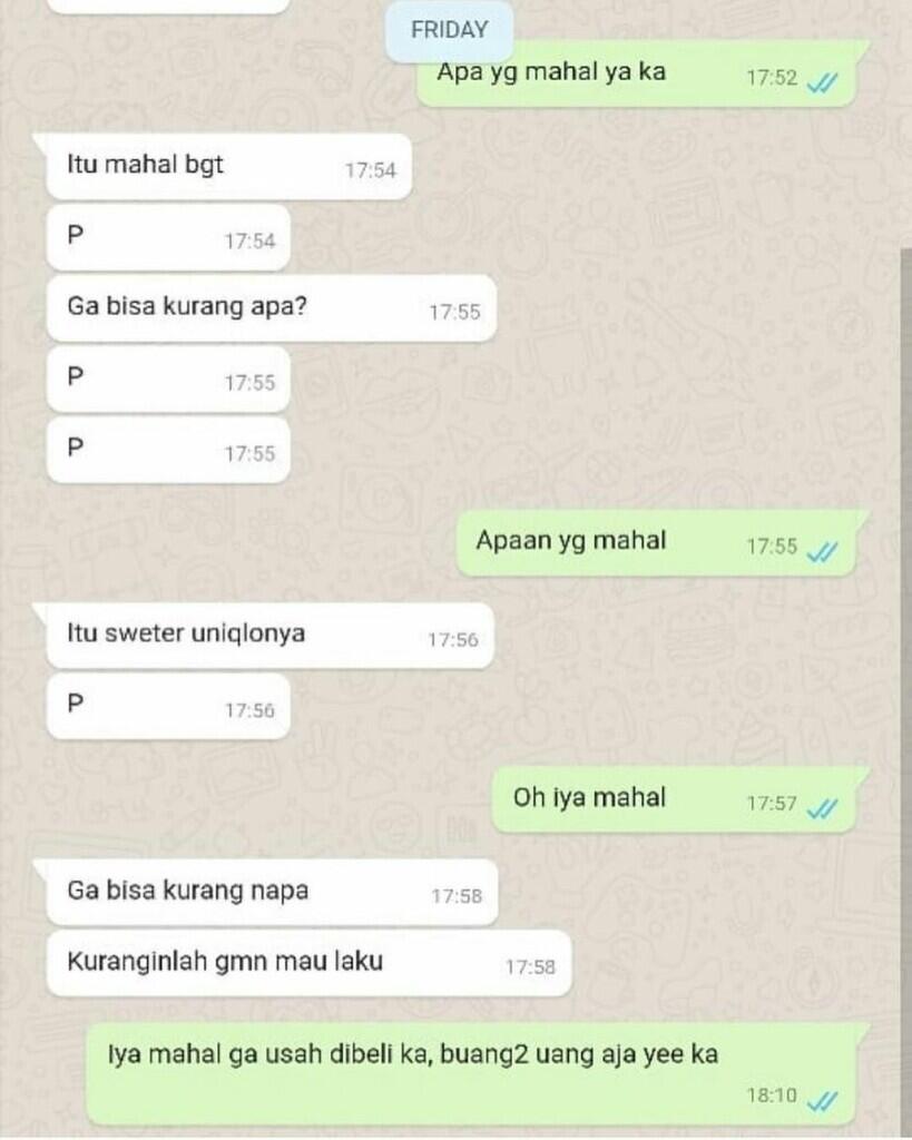 Chat Olshop yang Bikin Ngakak Part_2