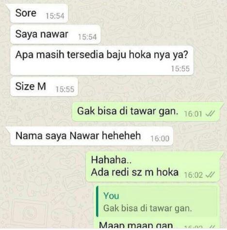 Chat Olshop yang Bikin Ngakak Part_2