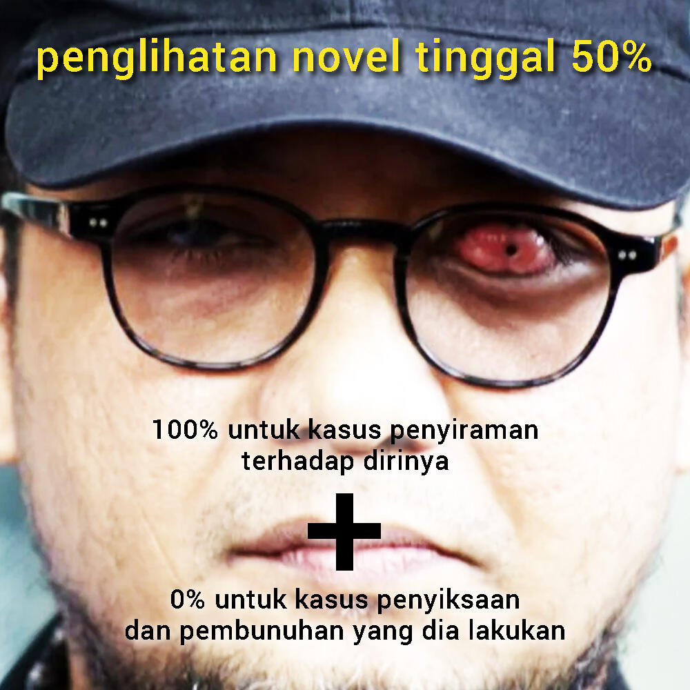 Kasus Novel Baswedan Hanya Kriminal Biasa, Jangan Dipolitisir dan Jangan Lebay!