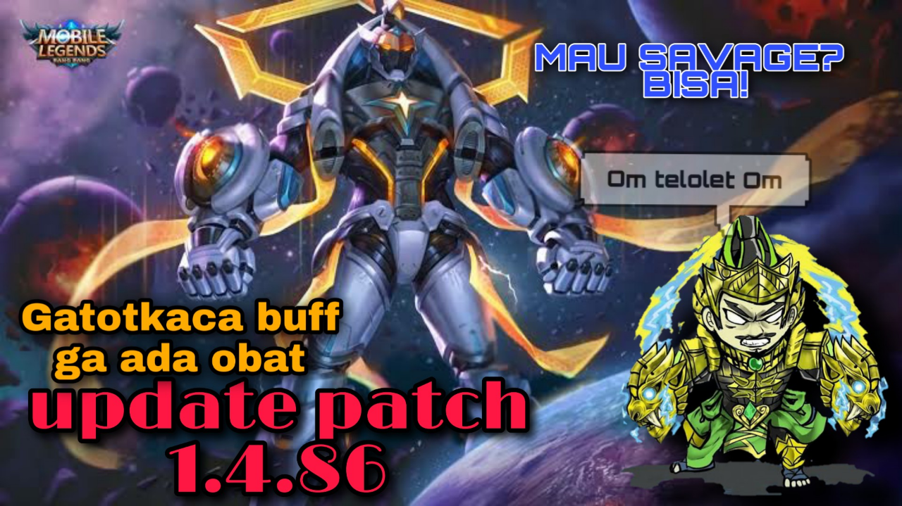 Beberapa update revamp Untuk Patch 1.4.86 Season Selanjutnya HERO LAMA BERJAYA