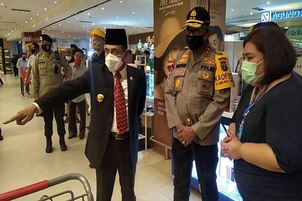 Hadapi New Normal, Kapolda, Gubernur dan Pangdam Periksa Mall di Medan