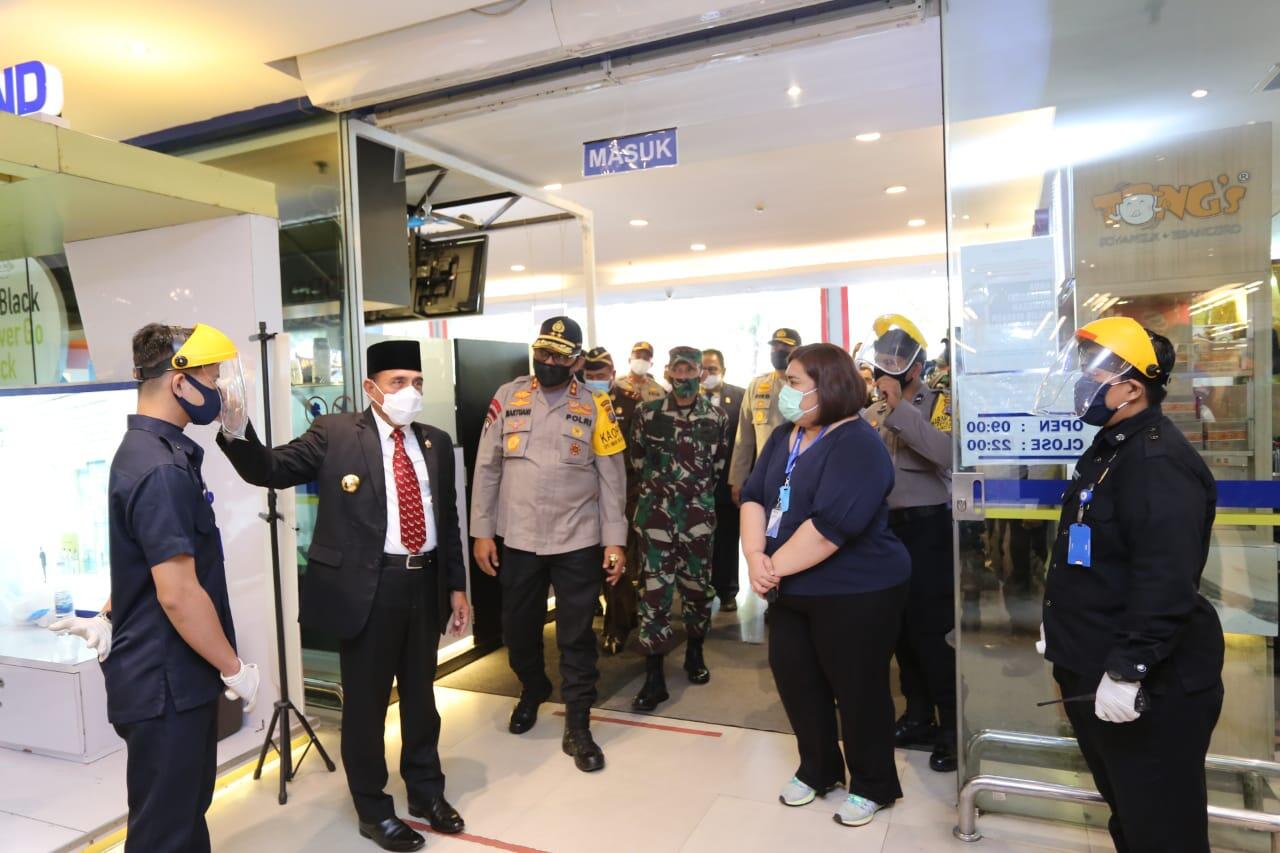 Menyongsong New Normal , Kapolda Sumut Cek Pasar Modern