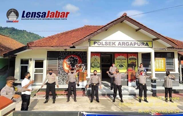 Simak..! Cara Hindari Covid-19 Ala Jajaran Polsek Argapura