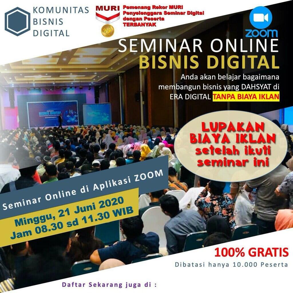 Seminar Bisnis Online Gratis