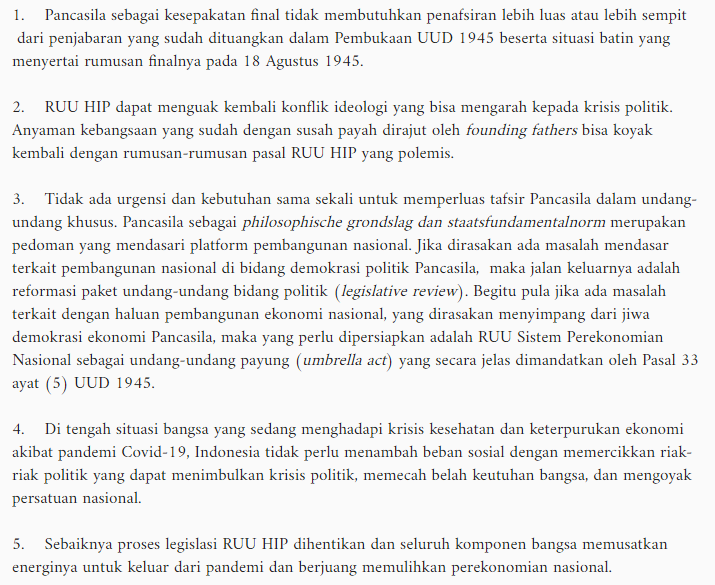 Pancasila Coba di Otak-Atik, NU Angkat Bicara