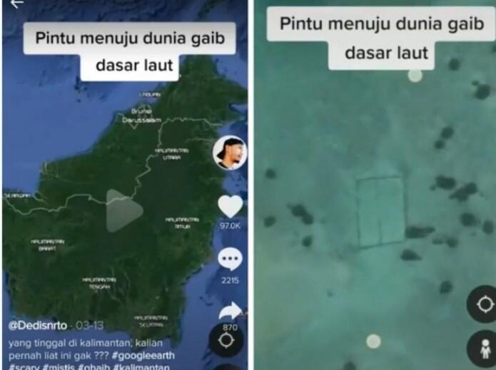 Geger Penampakan Pintu Menuju Dunia Gaib, Ditemukan di Dasar Laut Kalimantan