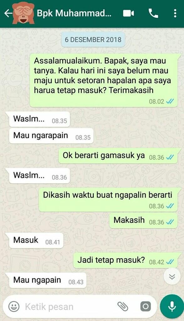 Chat Dosen Yang Nggak Buat Bosan :D